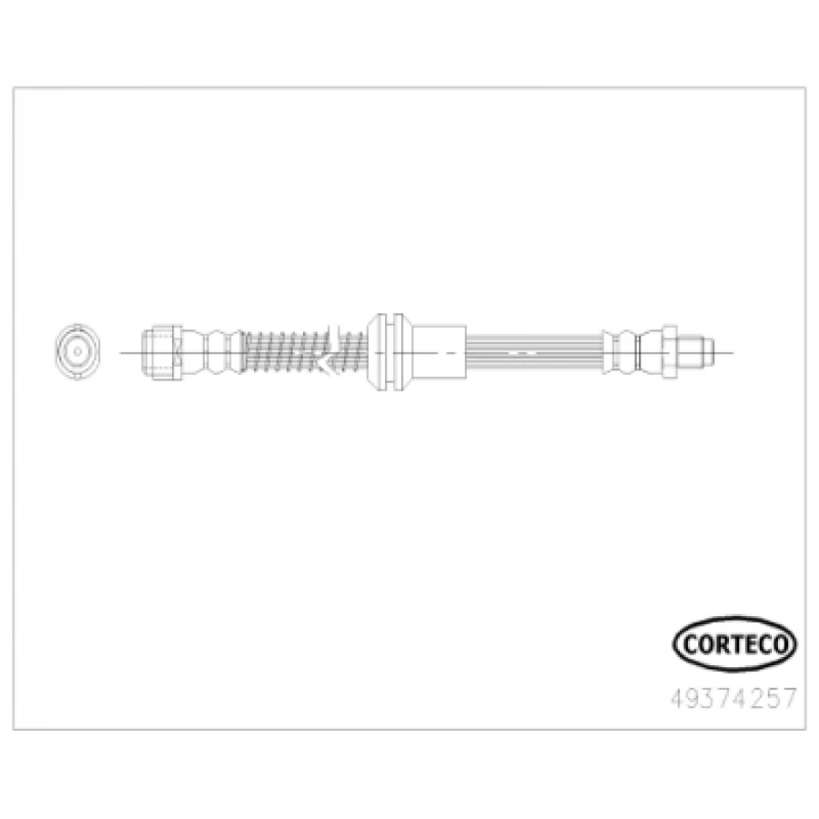 FREN HORTUMU ÖN 480 MM 204-207 BM 07-13.