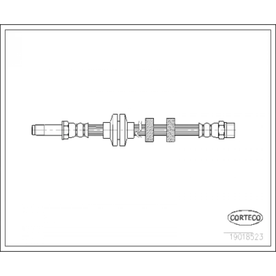 FREN HORTUMU ÖN (482 mm) GOLF3-VENTO-POLO CLASSIC BM 91-