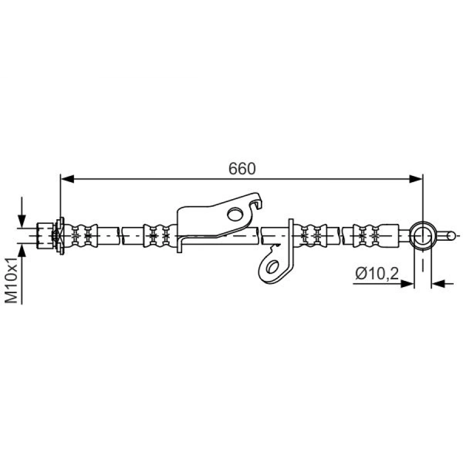 FREN HORTUMU ON SAG 07-15 COROLLA-AURIS (R1)