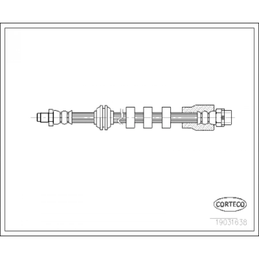 FREN HORTUMU ÖN SAG-SOL E60-E61-E63-E64 BM 03-10
