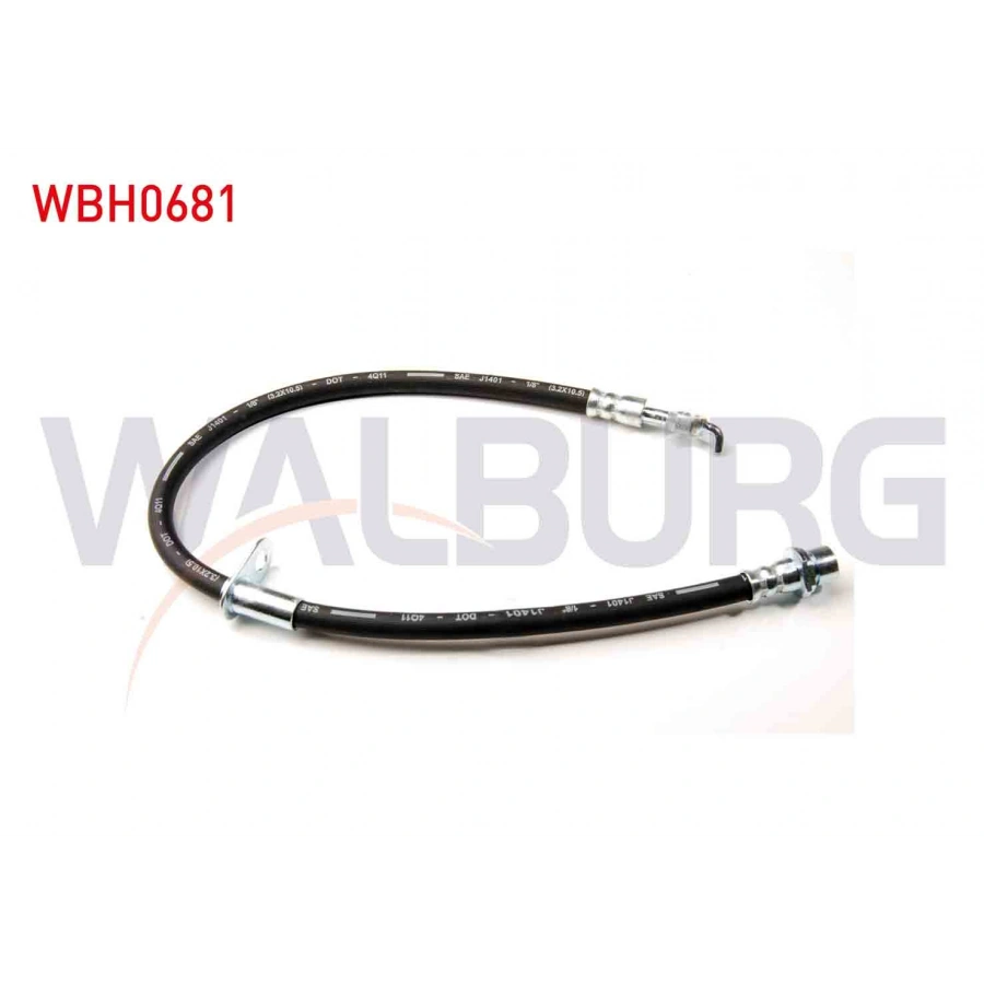 FREN HORTUMU ON SOL-SAG 490mm CITROEN C1 II (PA_, PS_) 2014-