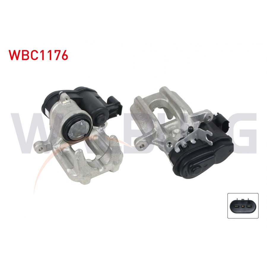 FREN KALIPER (ELEKTRIKLI) ARKA SOL PISTON 44mm DISK 330mm BMW 5 SERISI (F10 - F11) 2010-2017