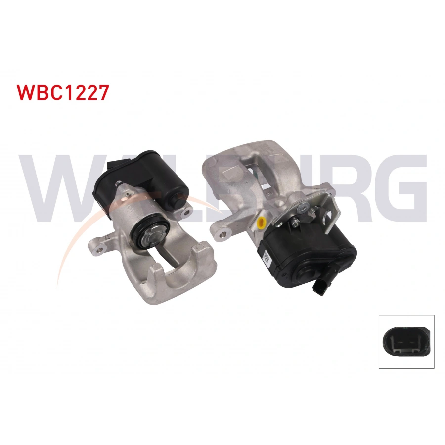 FREN KALIPER ELEKTRONIK SAG ARKA PISTON 38mm DISK 282mm VW PASSAT 2005-2010 / TIGUAN 2007-2016 / AUDI Q3 2011-