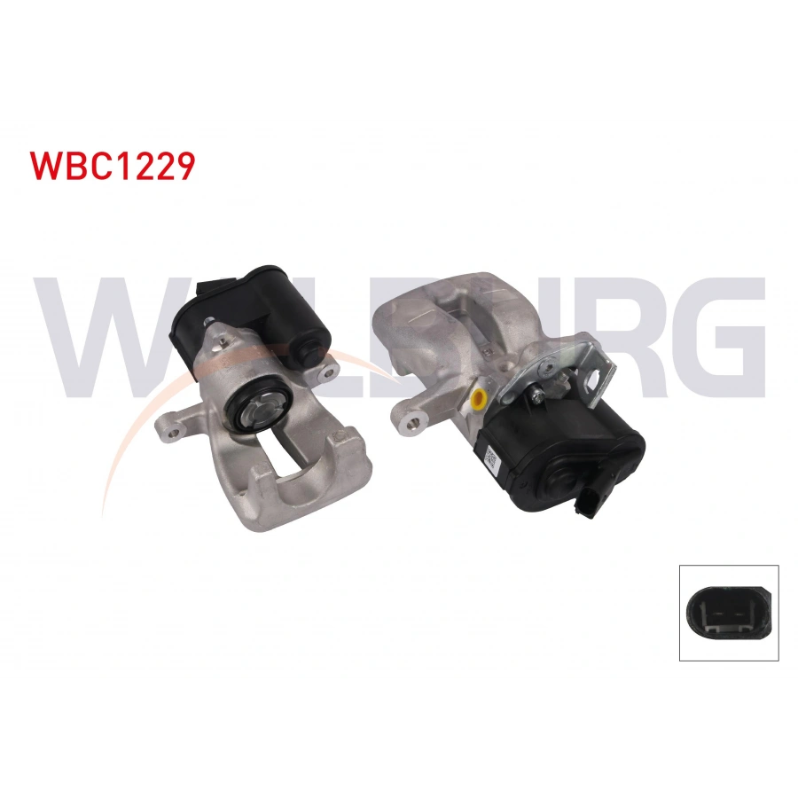 FREN KALIPER ELEKTRONIK SAG ARKA PISTON 38mm DISK 282mm VW PASSAT 2005-2012