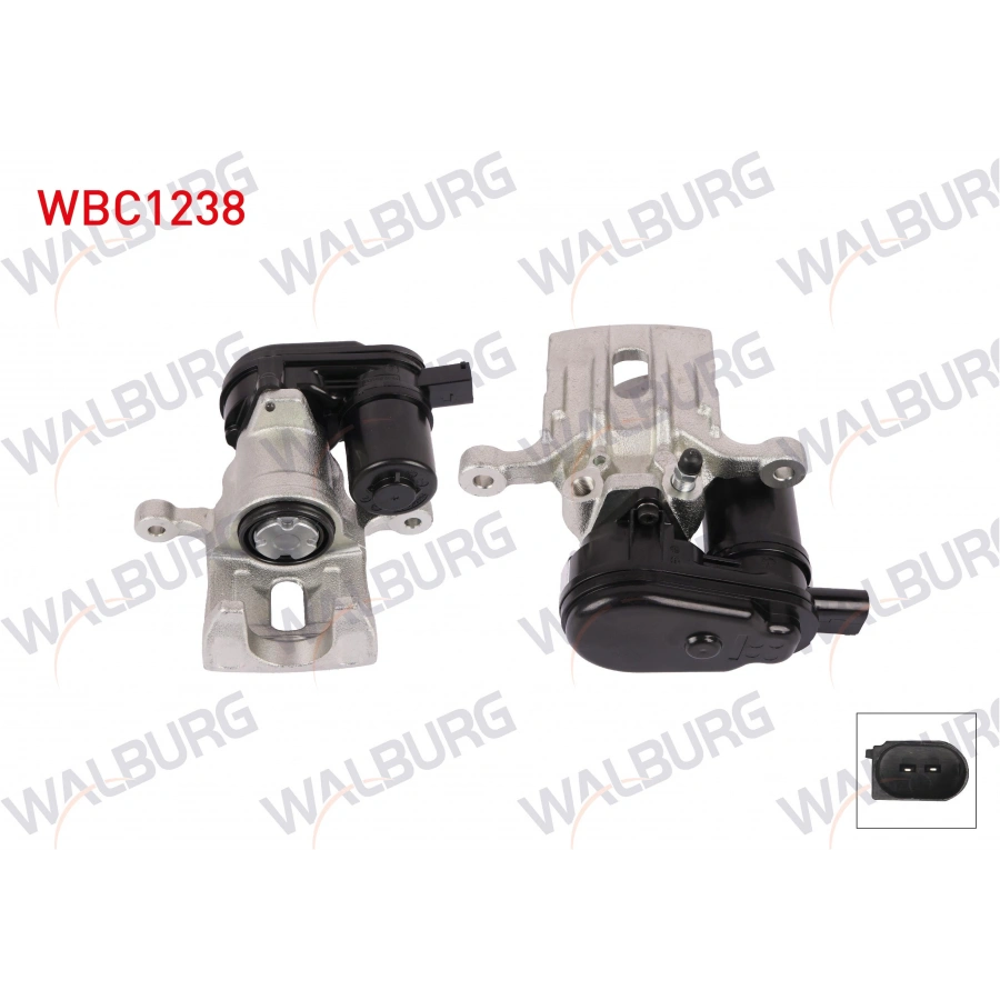 FREN KALIPER ELEKTRONIK SOL ARKA PISTON 34mm DISK 284mm HYUNDAI I30 2011-2015 / I30 2015-/ KIA PRO CEED 2013-/CEED 2012-