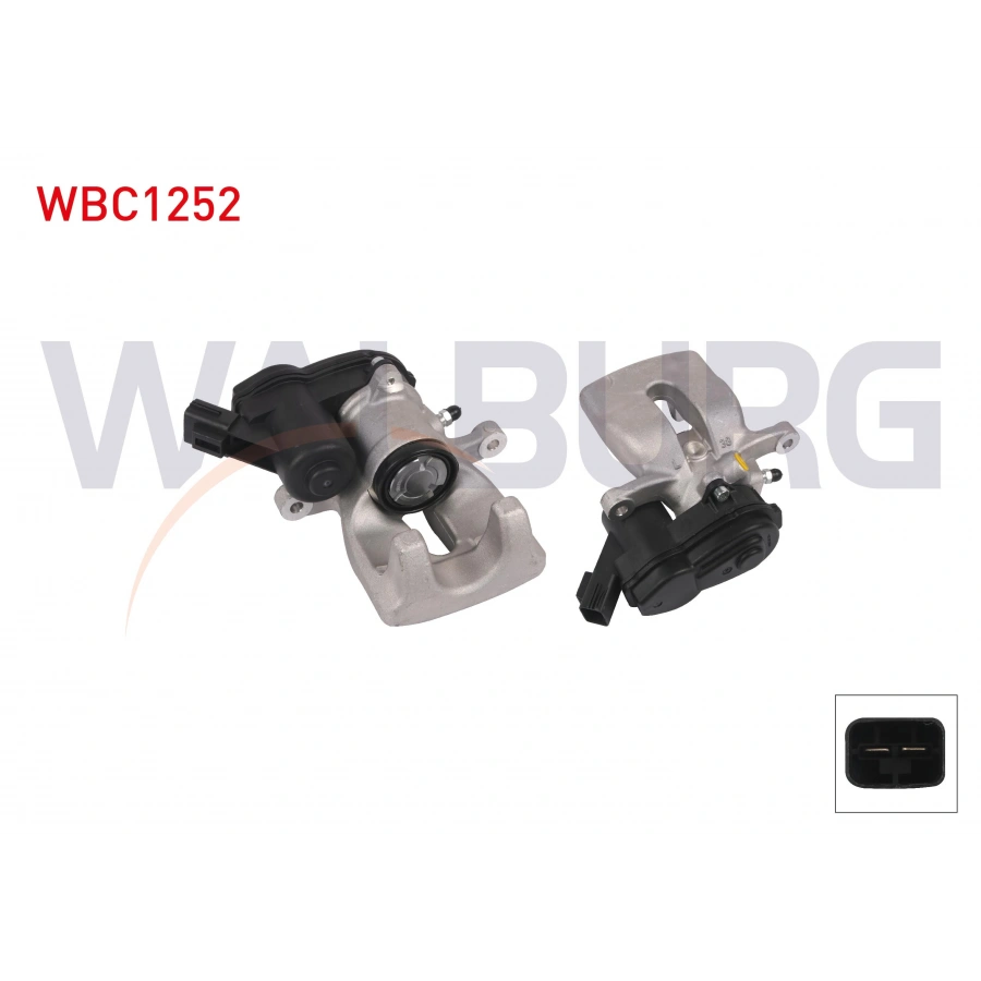 FREN KALIPER ELEKTRONIK SOL ARKA PISTON 38mm DISK 274mm RENAULT GRAND SCENIC III 2009-