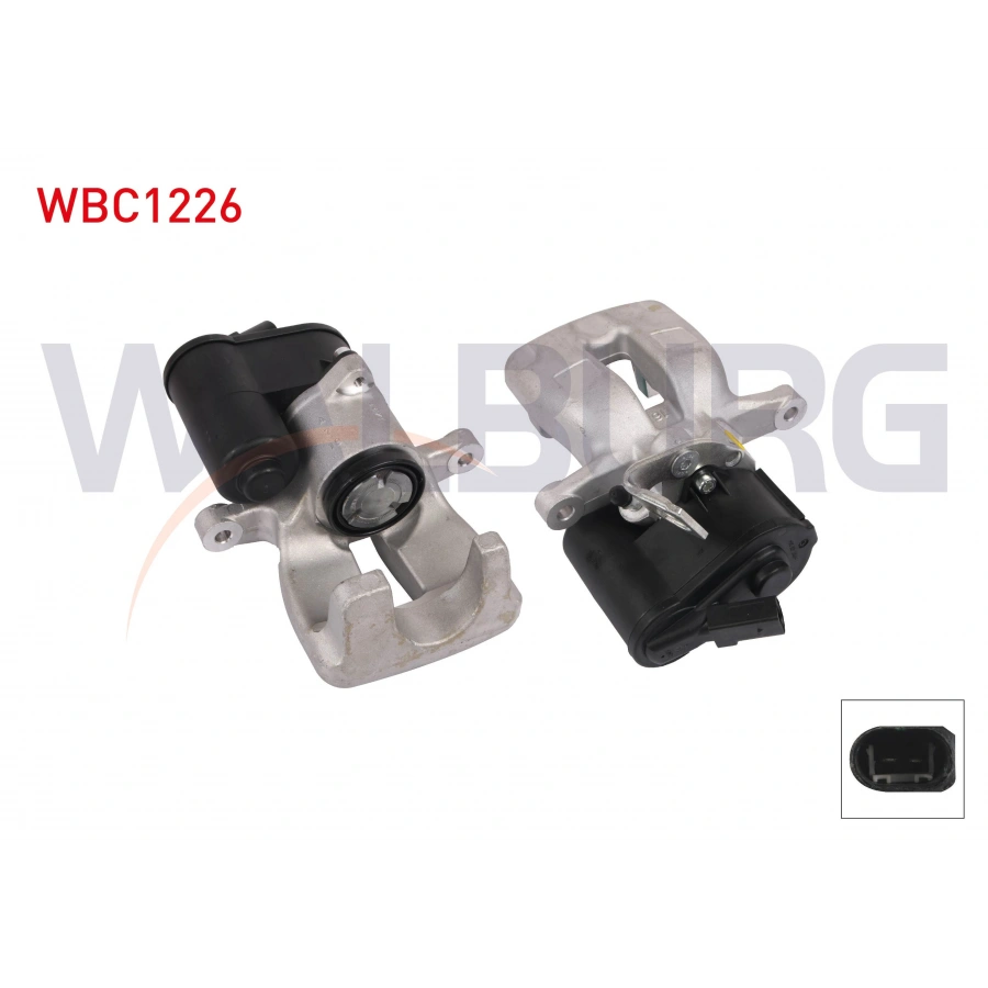 FREN KALIPER ELEKTRONIK SOL ARKA PISTON 38mm DISK 282mm VW PASSAT 2005-2010 / TIGUAN 2007-2016 / AUDI Q3 2011-