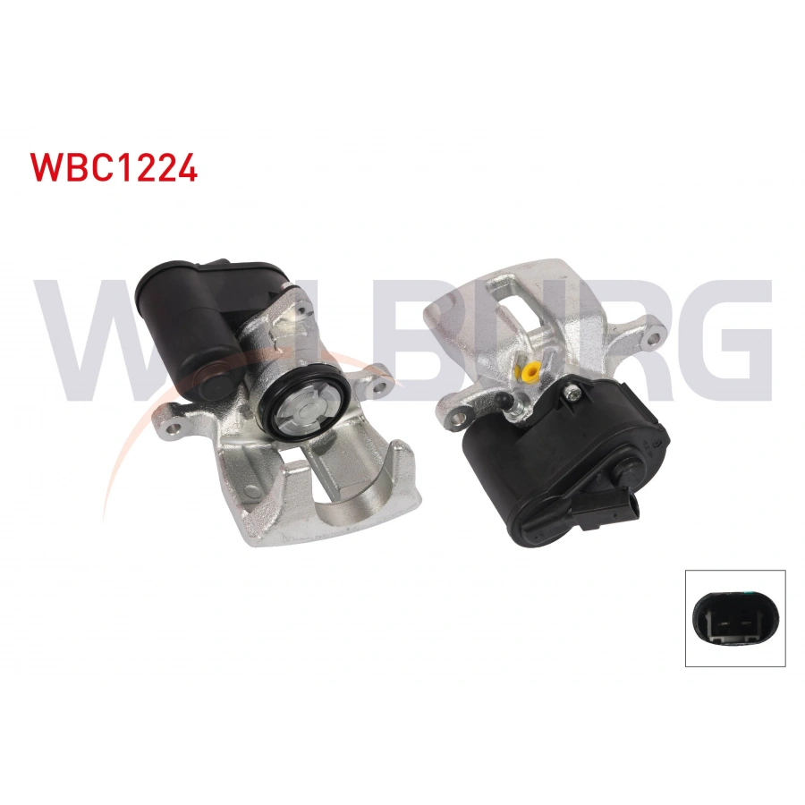 FREN KALIPER ELEKTRONIK SOL ARKA PISTON 41mm DISK 282mm AUDI Q3 2011-2018 / ALHAMBRA 2010-/ PASSAT 2005-2010 / PASSAT CC 2008-2012 / TIGUAN 2007-