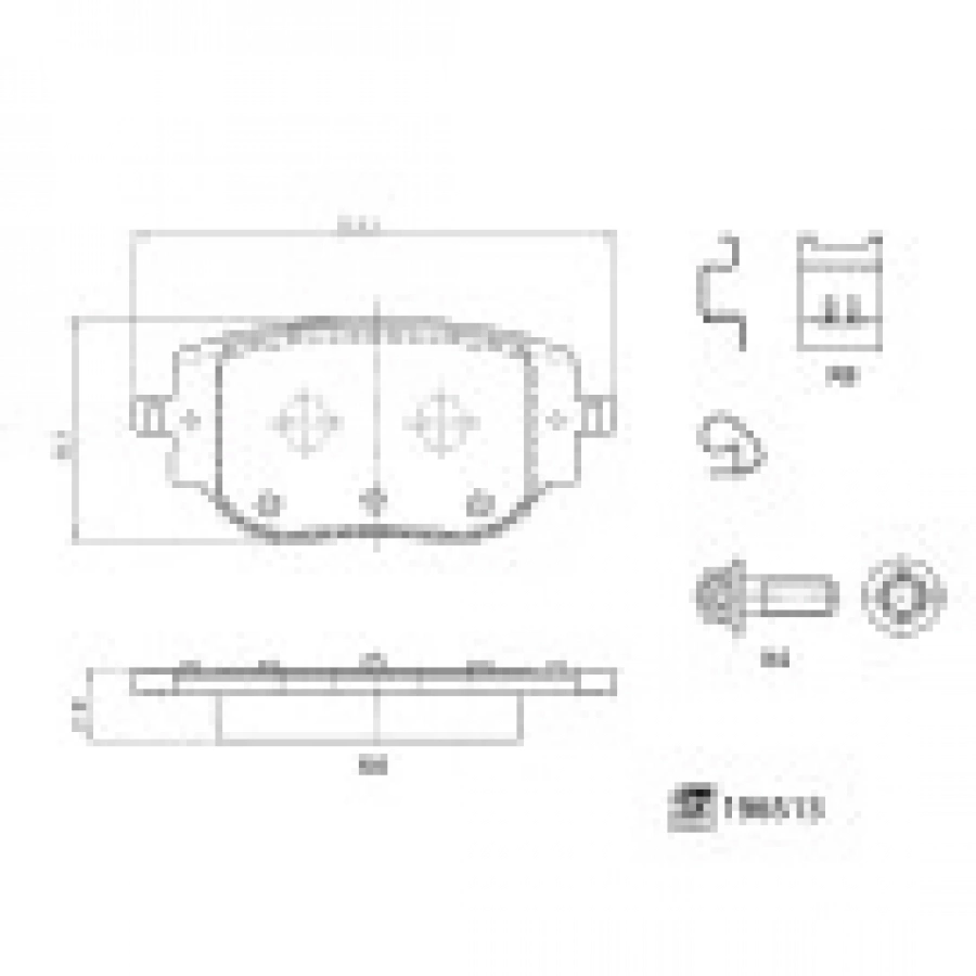 FREN KALIPERI ARKA SAG TOUAREG BM 06-10
