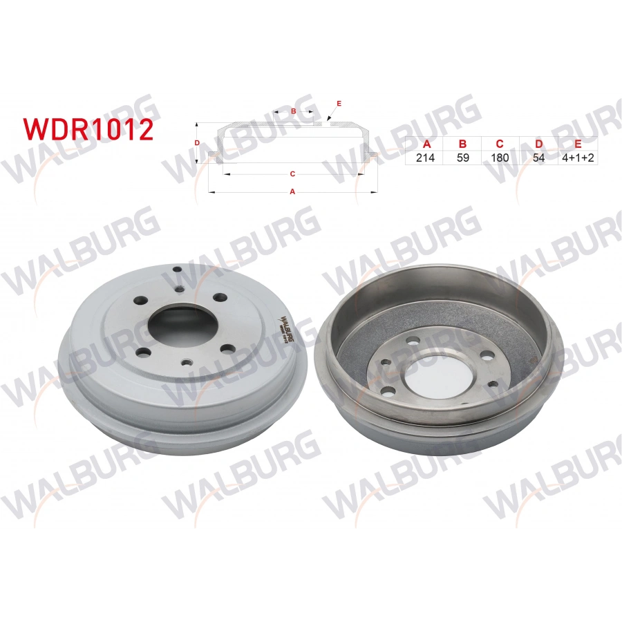 FREN KAMPANASI ARKA 4 DELIK 214X59X180X54 FIAT TEMPRA 1.6i 1992-1999/ BRAVO 1.6 16v 1995-2004/ BRAVA 1.6 16v 1995-2002