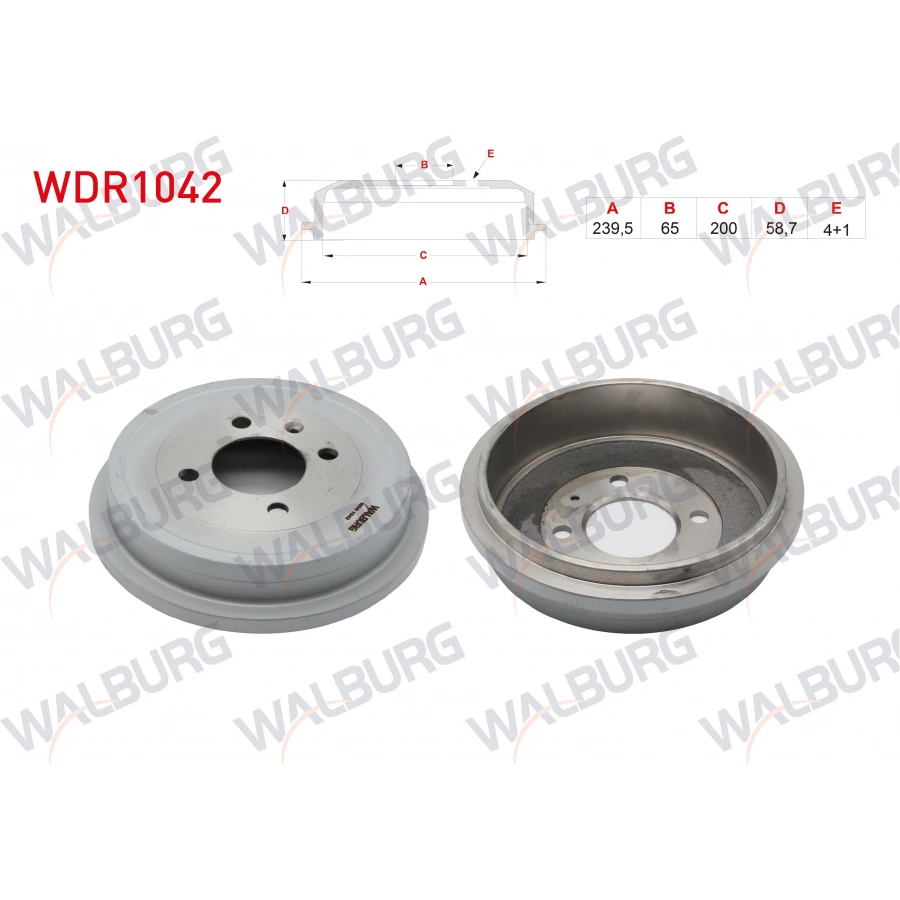 FREN KAMPANASI ARKA 4 DELIK VOLKSWAGEN POLO (6N1) 1.4 1994-1999 / POLO (6N2) 1.4 1999-2001