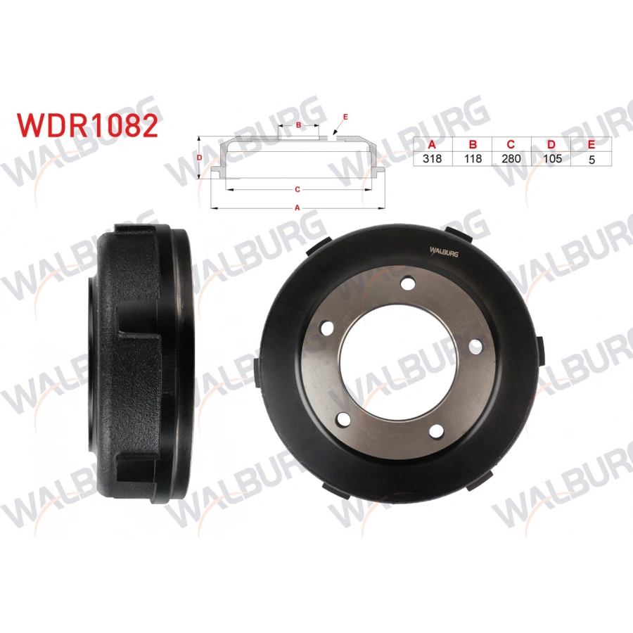 FREN KAMPANASI ARKA FORD TRANSIT (V184) TEK TEKER