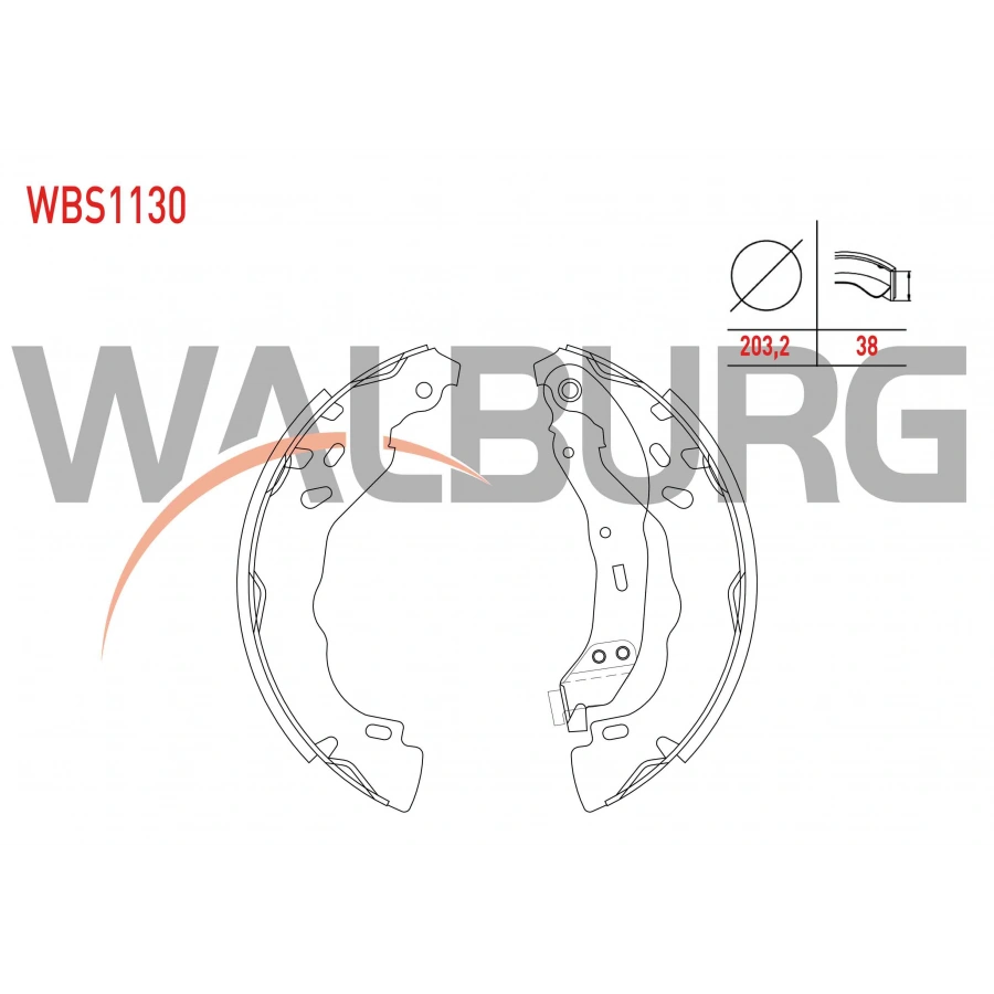 FREN PABUC BALATA ARKA DACIA LOGAN 1.5 DCI LEVYELI SOKETLI 203,2X38,6mm 2004-2012/CELYSEE 1.6 HDI 2012-/301 1.6 HDI 2012-/CLIO II 1.5 DCI 1998-2005/C3 II 1.6 HDI 2009-2016/C3 II 1.6 HDI 2009-2016