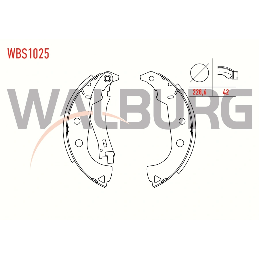 FREN PABUC BALATA ARKA FIAT ALBEA 1.3 MJT LEVYELI 228,6X42 mm 2003-2007