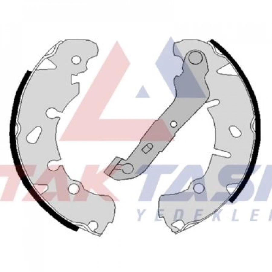 FREN PABUC BALATA ARKA FIESTA V 1.4 TDCI LEVYELI 203X38 mm 2001-2008/FIESTA V 1.4i - 1.25i - 1.3 16v 2001-2008/FIESTA V 1.6 TDCI 2001-2008/FUSION 1.6 TDCI 2002-2010/KA 1.3 1996-2008