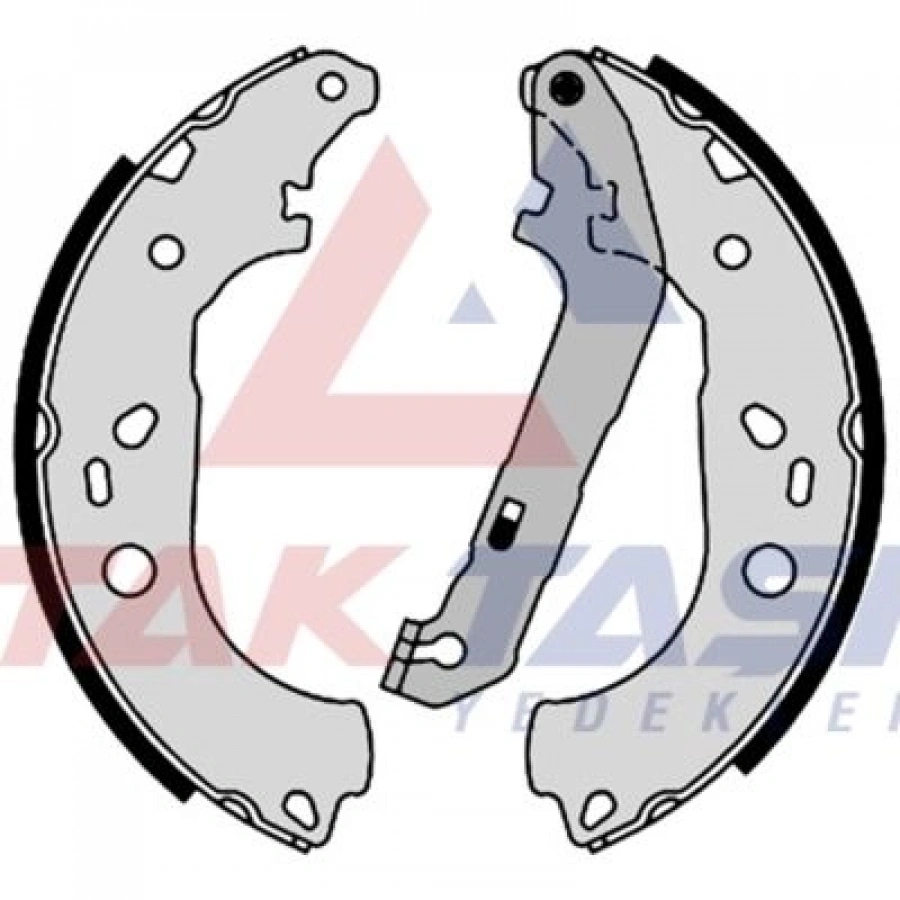 FREN PABUC BALATA ARKA FORD FOCUS II (DA) 1.4i LEVYELI 228X42,3 mm 2004-2011/FOCUS II (DA) 1.6i 2004-2011/FOCUS II (DA) 1.6 TDCI 2004-2011