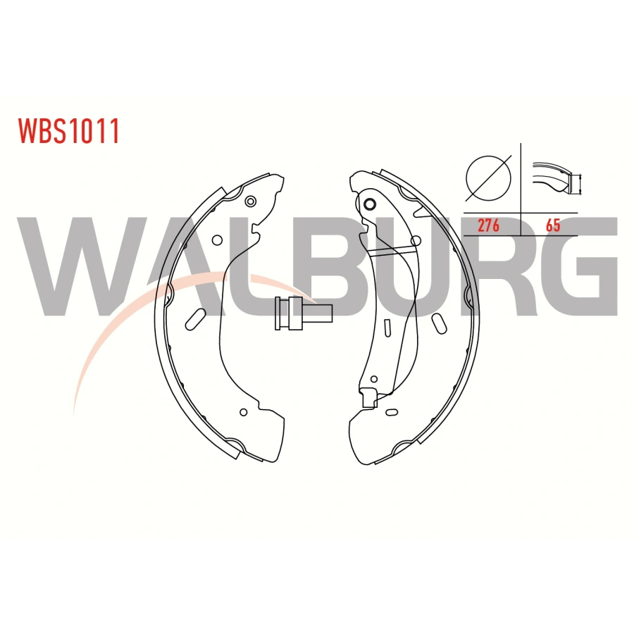 FREN PABUC BALATA ARKA FORD TRANSIT (FA_ _) 2.0 DI V184 16 JANT ARKADAN ITISLI LEVYELI 276X65 mm 2000-2006/TRANSIT 2.0 TDCI 2000-2006/TRANSIT 2.3 16v 2000-2006/TRANSIT 2.4 DI 2000-2006
