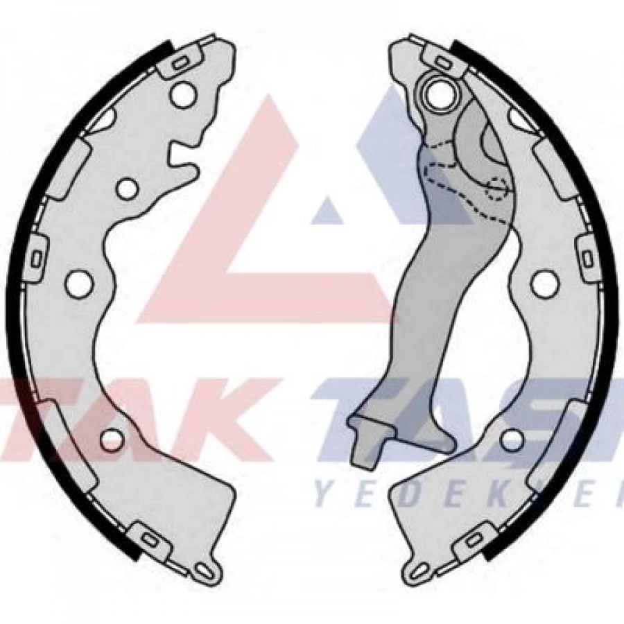 FREN PABUC BALATA ARKA HYUNDAI ACCENT ERA 1.4i 16v LEVYELI 203,2x32 mm 2006-2012/ACCENT ERA 1.5 CRDI- 2006-2012/ACCENT ERA 1.6 CVVT- 2006-2012/RIO II 1.5 CRDI- 2006-2011