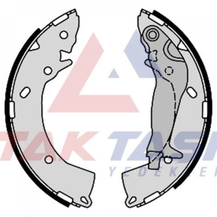 FREN PABUC BALATA ARKA LEVYELI 220X30,8mm HYUNDAI GETZ 1.1i - 1.4i - 1.5 CRDI ABSLI 2002-2008/ I20 1.2 2008-2015