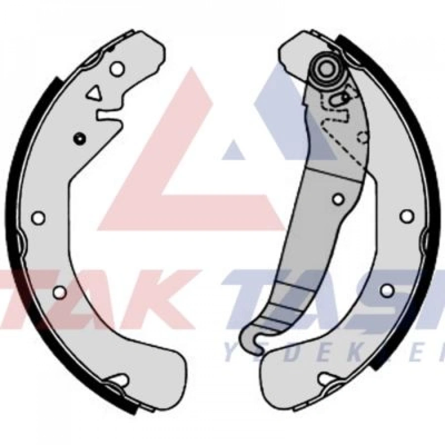 FREN PABUC BALATA ARKA OPEL ASTRA G (F69) 1.2 16v LEVYELI 230X42 mm 1998-2005/ASTRA G 1.6 16v- 1998-2005/ASTRA G 1.7 DTI- 1998-2005/ASTRA H 1.3 CDTI- 2004-2010/ASTRA H 1.6i 2004-2010