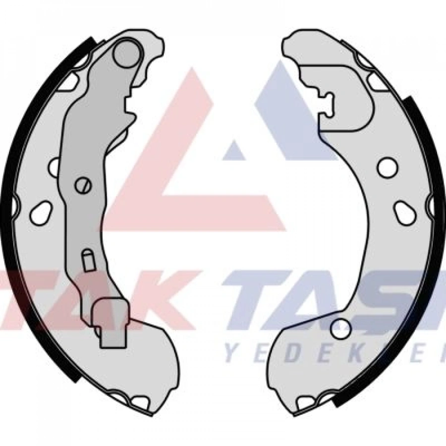 FREN PABUC BALATA ARKA RENAULT CLIO III 1.5 DCI LEVYELI 203X38 mm 2005-2012/CLIO III 1.2i 16v- 2005-2012/MICRA 1.5 DCI- 2003-2010/NOTE 1.5 DCI- 2006-2013/NOTE 1.4i 16v- 2006-2013