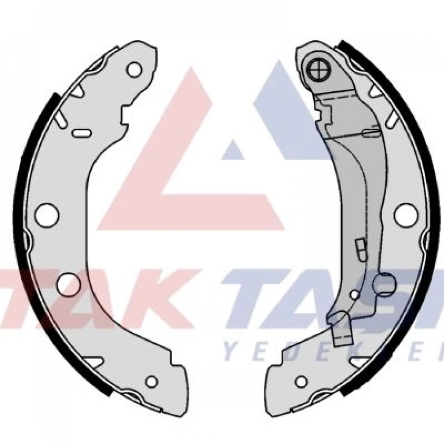 FREN PABUC BALATA ARKA RENAULT KANGOO (KC0/1) 1.5 DCI LEVYELI 228X42 mm 1998-2008/ KANGOO 1.9 DTI- 1998-2008/ KANGOO 1.4i 1998-2008