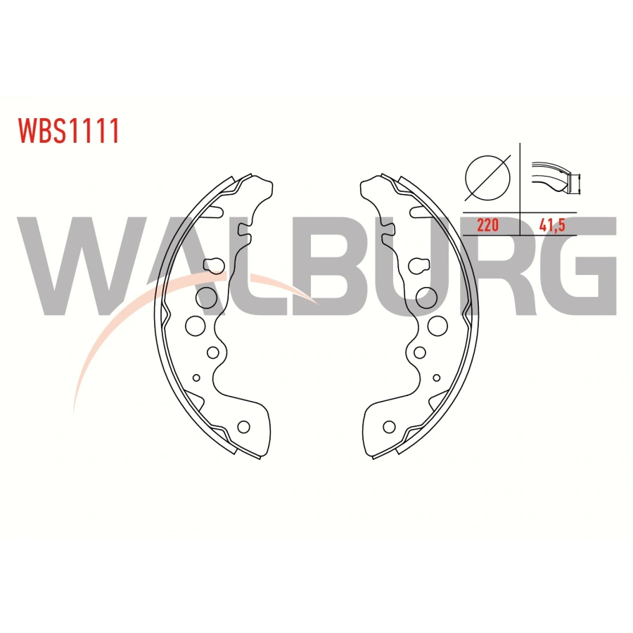 FREN PABUC BALATA ARKA SUZUKI GRAND VITARA I (FT,GT) 1.6i 220X41,5 mm 1998-2003/GRAND VITARA I (FT,GT) 2.0i 1998-2003/GRAND VITARA I (FT,GT) 1.6i 1998-2003/GRAND VITARA I (FT,GT) 2.0 TDI 1998-2003