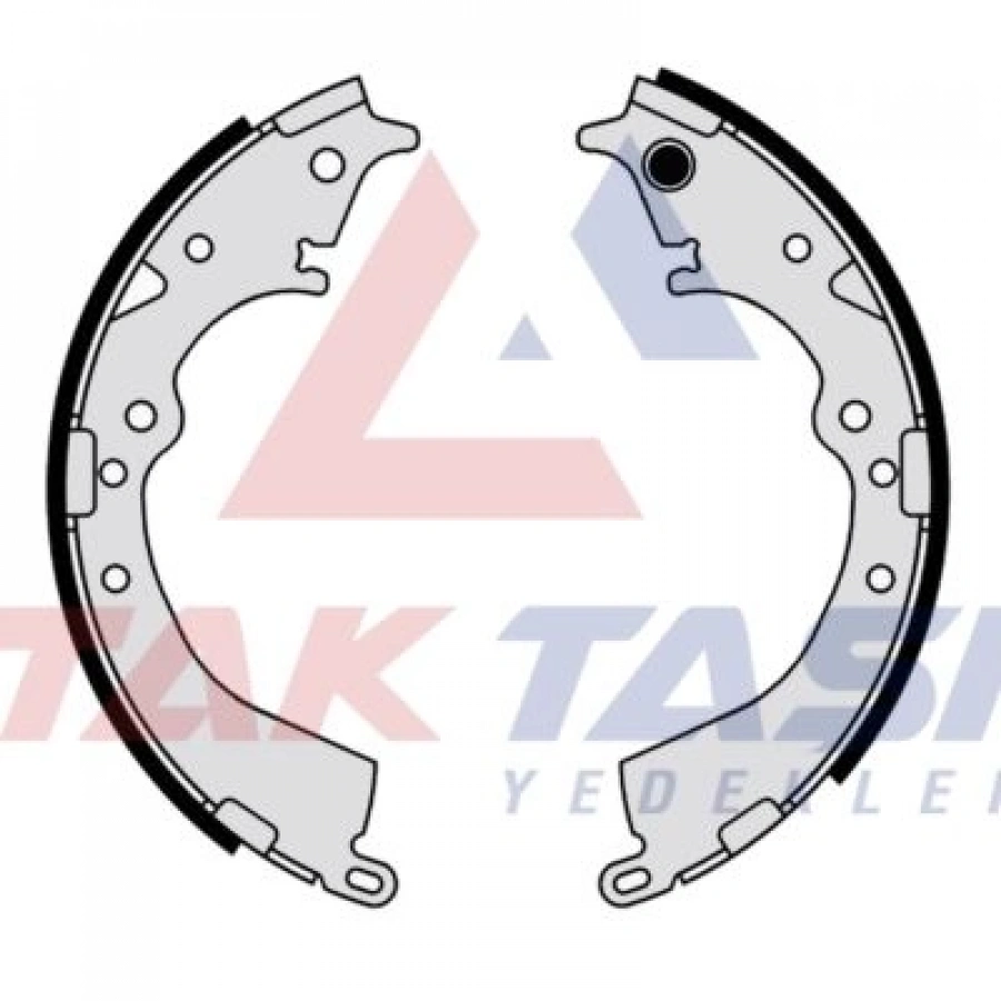 FREN PABUC BALATA ARKA TOYOTA HI-LUX PICK UP (TGN1_, GGN2_, GGN1_, KUN2_, KUN1_) 2.5 D-4D 4X2 254X51 mm 2005- / TOYOTA HILUX (_N_) 2.5 D4D 1983-2005