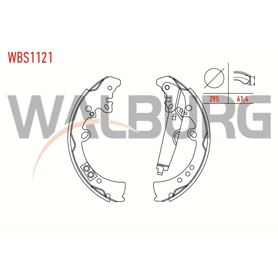 FREN PABUC BALATA ARKA TOYOTA HI-LUX PICK UP (TGN1_GGN2_GGN1_KUN2_KUN1_) 2.5 D-4D 4X4 LEVYELI 295X61,4 mm 2005- / HILUX PICK UP 2.5 D 2005-2011 / HILUX PICK UP 2.5 D4D 2005-2011