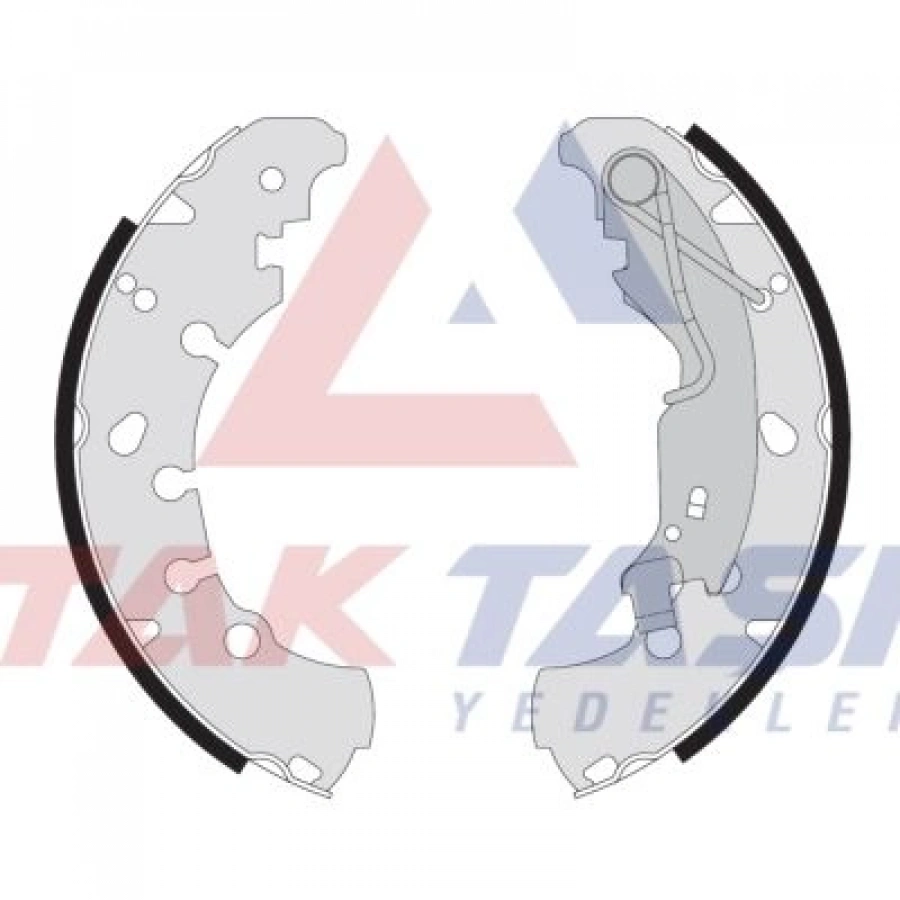 FREN PAPUC BALATA ARKA FIAT GRANDE PUNTO (199) 1.2 MPI LEVYELI 203X38 mm 2005-2012/OPEL CORSA D 1.0 2006-2014/OPEL CORSA D 1.2 2006-2014