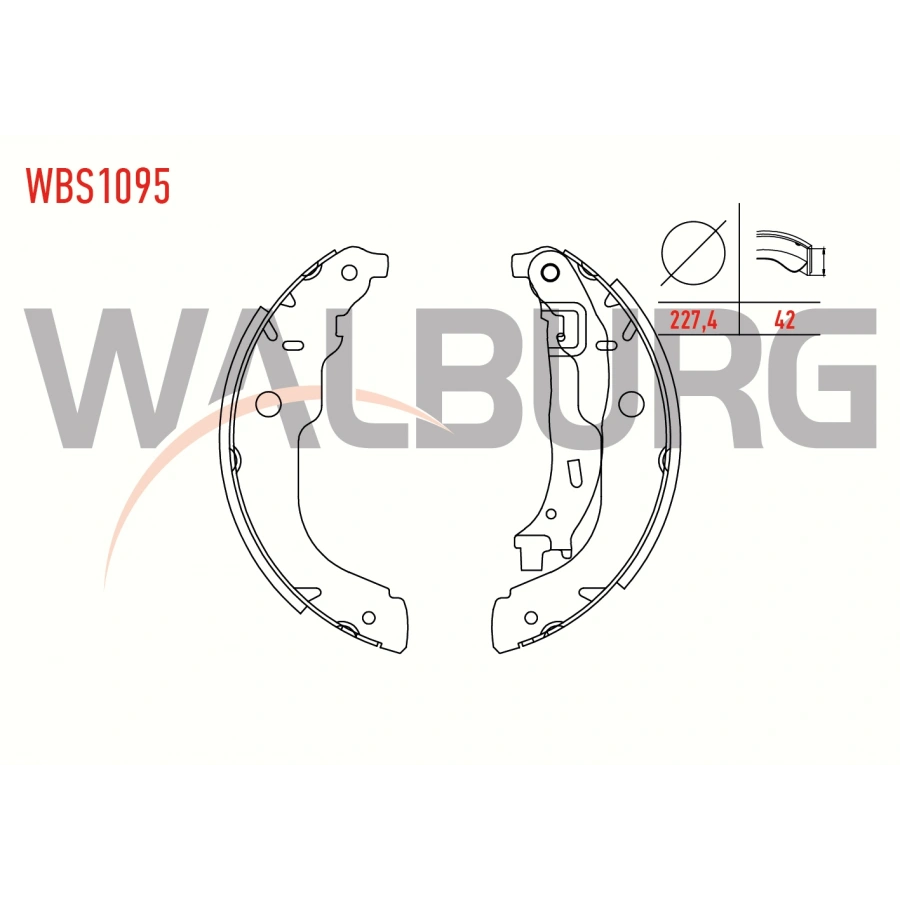 FREN PAPUC BALATA ARKA PEUGEOT 207 1.4 - 1.6 HDI LEVYELI 227,4X42 mm 2006-2012/C3 II 1.4 - 1.6 HDI 2009-2016/C3 II 1.4 2009-2016/C3 II 1.6 VTI 2009-2016/DS3 1.6 THP 2009-2013/DS3 1.6 EHDI 2009-2013