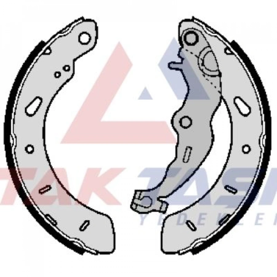 FREN PAPUC BALATA ARKA TRANSIT COURIER 1.6 TDCI LEVYELI 228,6X42 mm 2014-/B-MAX 1.5 TDCI 2012-/B-MAX 1.6i 2012-/FOCUS III 1.6 TDCI 2011-2015/FOCUS III 1.5 TDCI 2011-2015