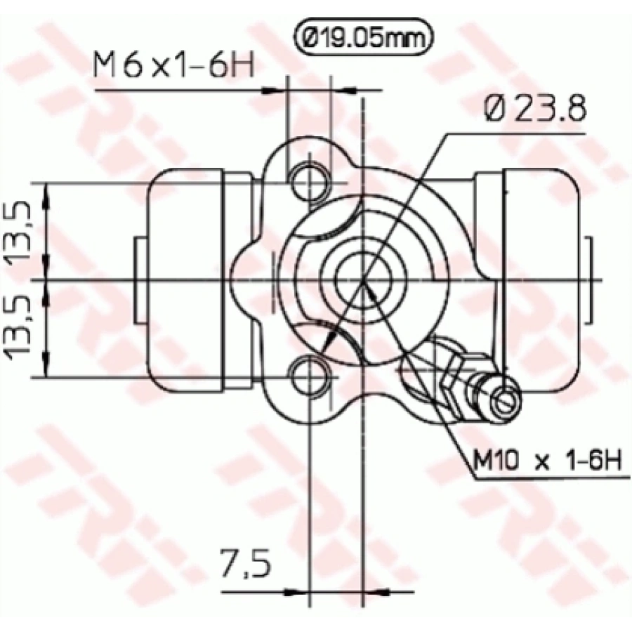 FREN SILINDIRI ARKA . COROLLA (E10, E11) 1.3:1.4:1.6 93-01