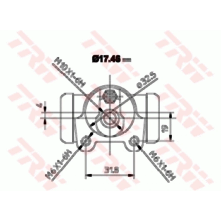 FREN SILINDIRI ARKA SAG/SOL CLIO-II-LOGAN 1.5 dCi 03-
