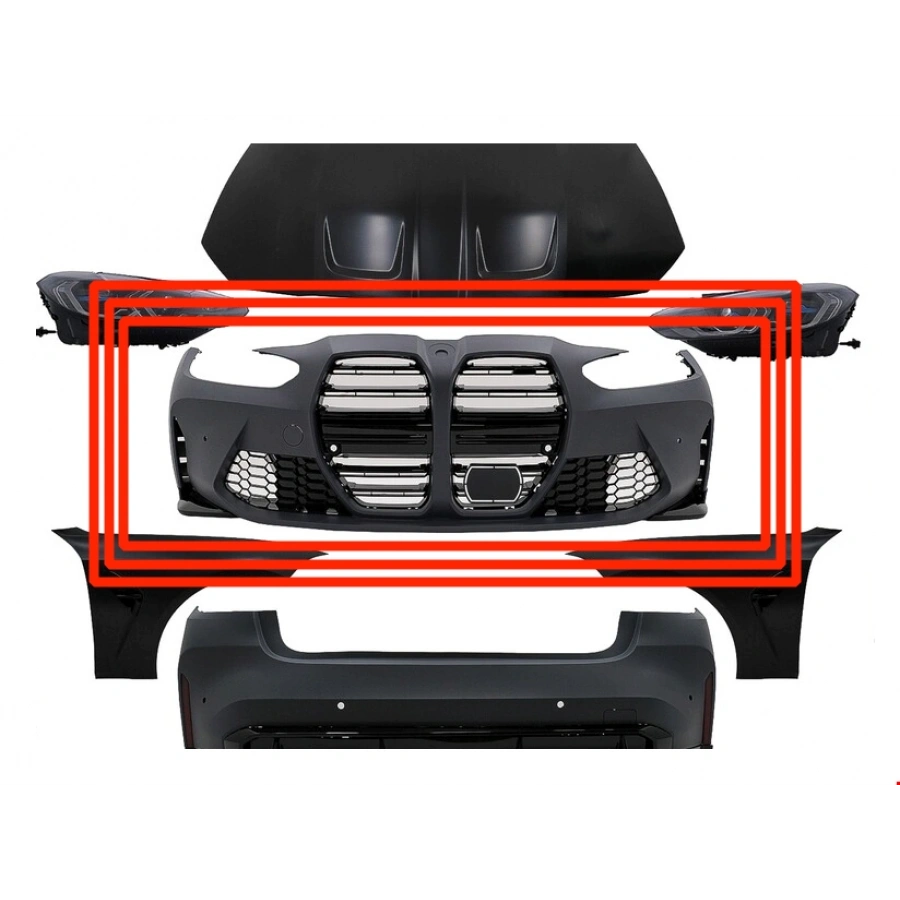 G20-G80 M3 DÖNÜŞÜM İÇİN ÖN TAMPON SETİ (PANJURLU)