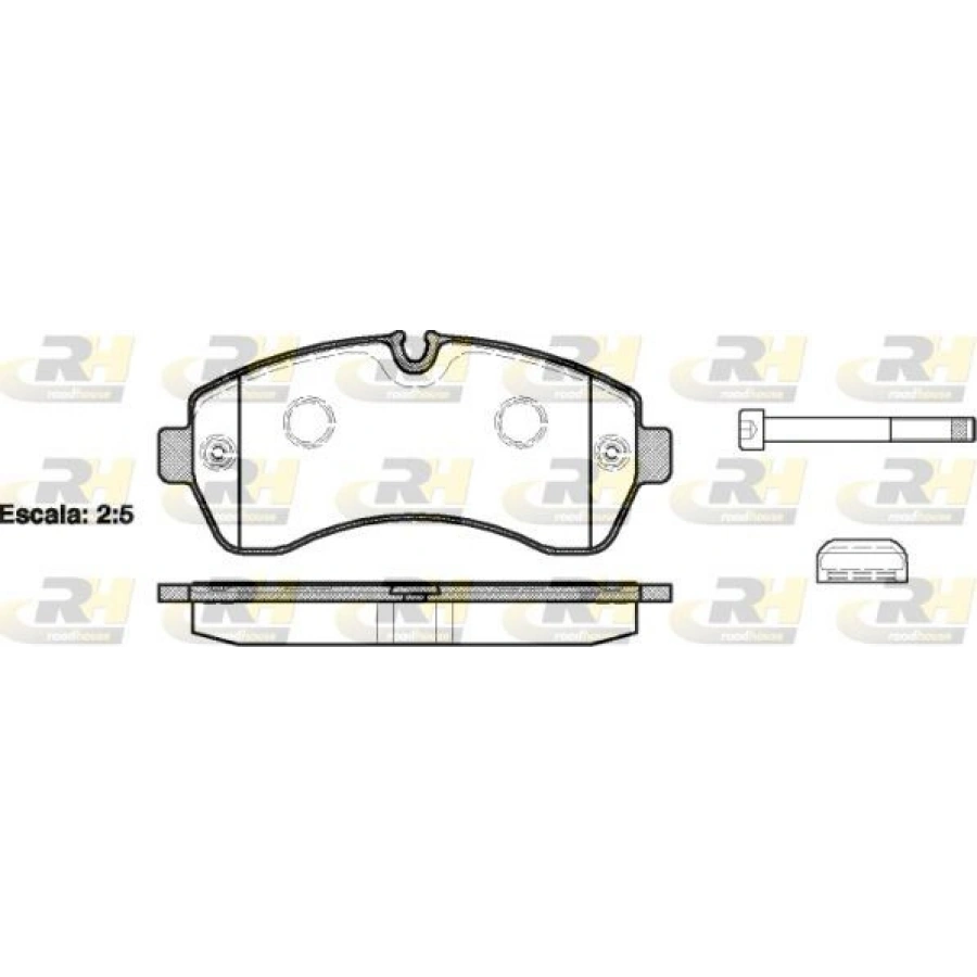 GDB1837 FREN BALATASI ÖN W204 08 S204 08 13 C204 11 C218 11×218 12 W211 0608 W212 11 C197