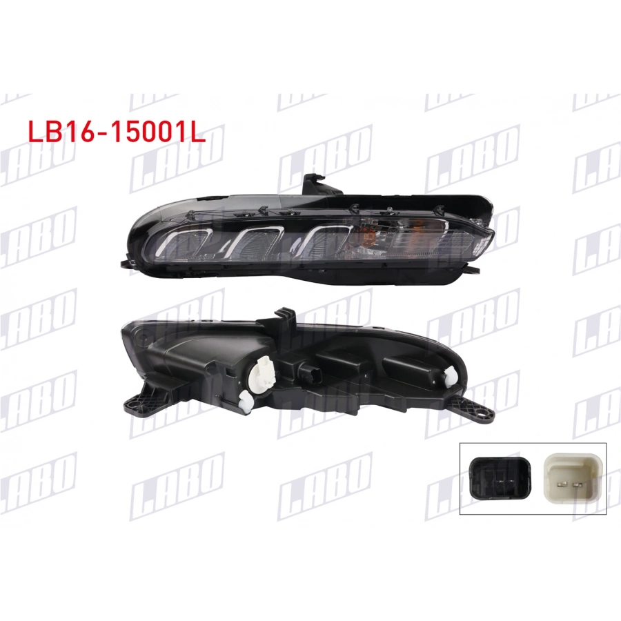 GUNDUZ FARI SOL CITROEN BERLINGO 2018- / OPEL COMBO / TOYOTA PROACE