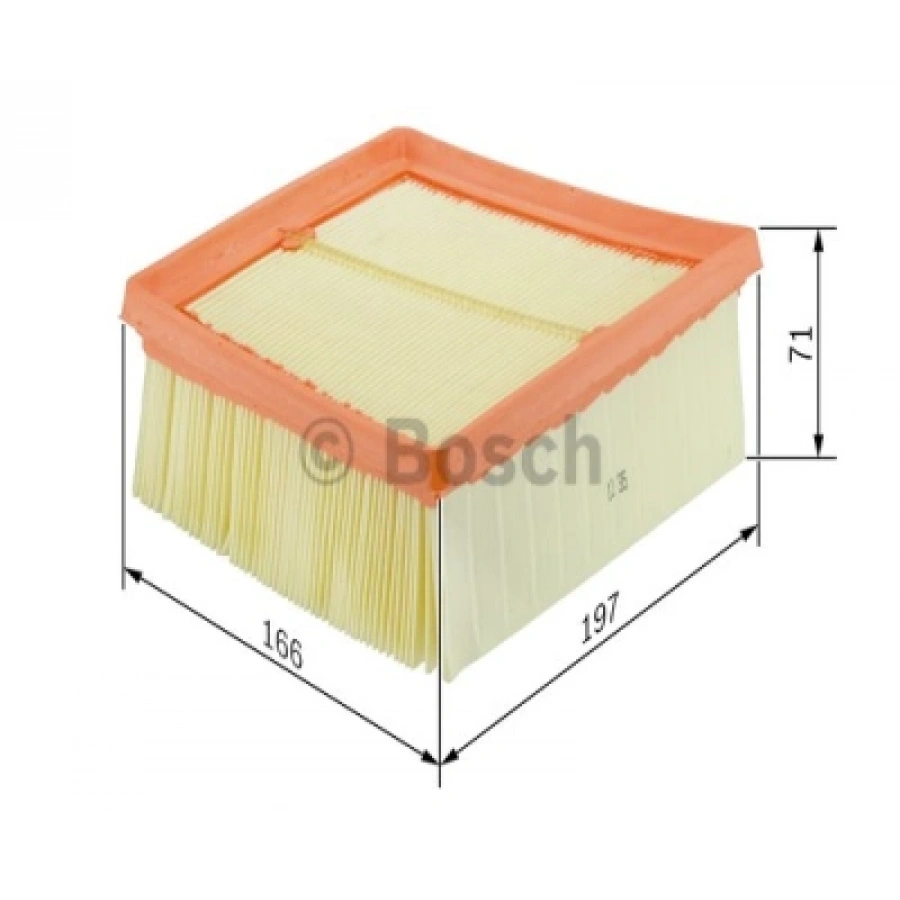 HAVA FİLTRESİ FIESTA VI 08 TRANSIT TOURNEO COURIER 14 / MAZDA 2 11 1.4 TDCI 1.5 TDCI 1.6 TDCI 1.6 MZ-CD