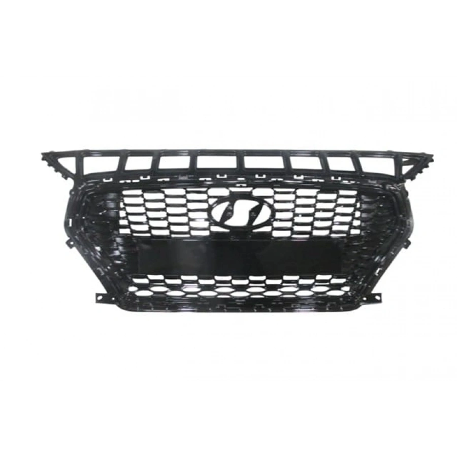 HYUNDAI I30- 17/18; ÖN PANJUR SİYAH NİKELAJ ÇERÇEVESİZ (TYG)