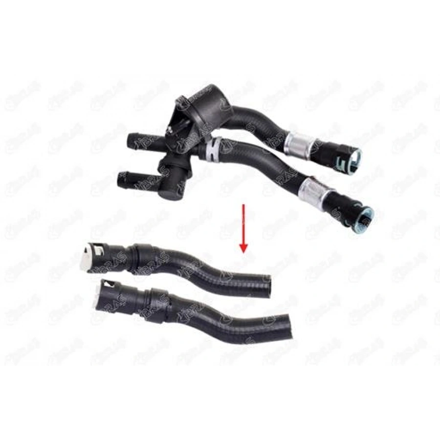 KALORIFER ÇIFTLI BORU PLASTIK PARCA HARIÇ TRANSIT V-184 BM 01-