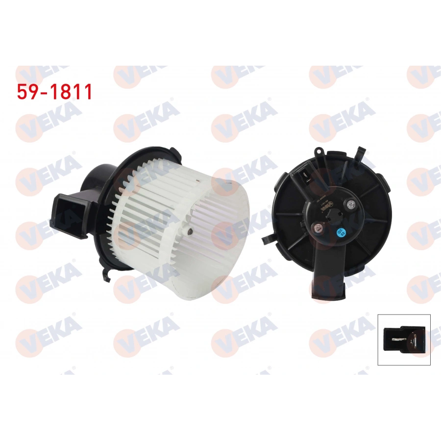 KALORIFER MOTORU 154W FIAT 500 C 1.3 MJT 2009- / PANDA 2003-2012 / FORD KA 2008-2016