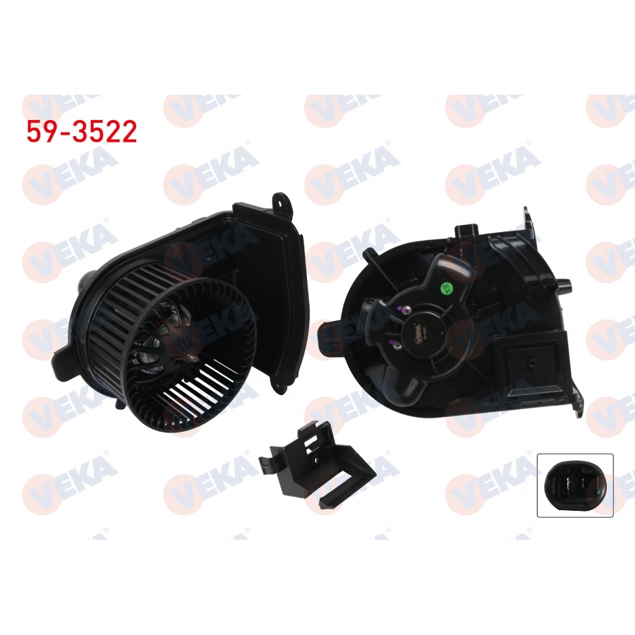 KALORIFER MOTORU 250W RENAULT CLIO II 1998-2005 / SYMBOL II 2008-2012
