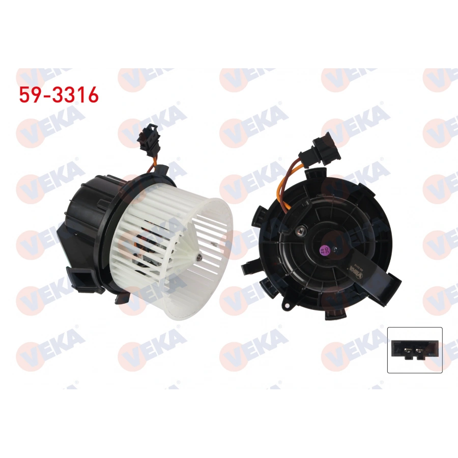 KALORIFER MOTORU 356W PEUGEOT 407 2004-2011 / CITROEN C5 III 2008-2015