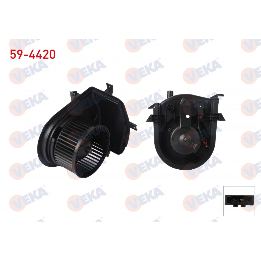 KALORIFER MOTORU VOLKSWAGEN GOLF III (1H1) 1991-1999 / POLO (6N1) 1994-1999 / POLO CLASSIC (6V2) 1995-2001 / SEAT IBIZA II (6K1) 1993-2002 / CORDOBA (6K1-6K2) 1993-2002