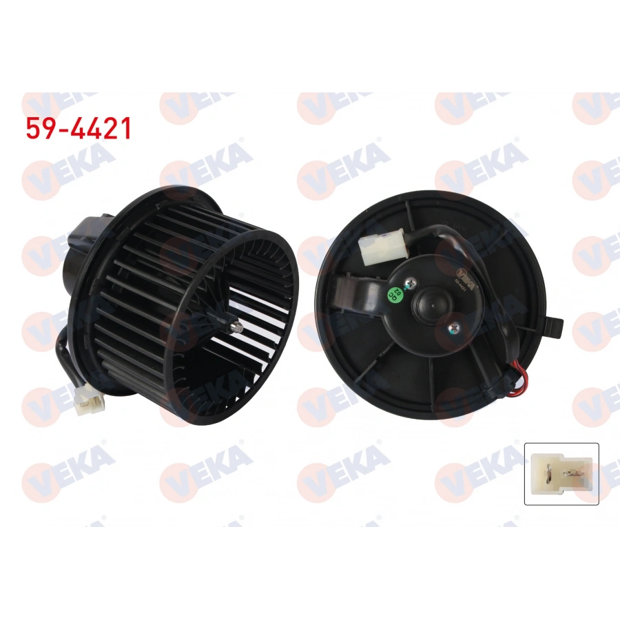 KALORIFER MOTORU VOLKSWAGEN PASSAT (3A2) 1988-1997 / TRANSPORTER IV 1990-2003 / AUDI A4 (8D2) 1994-2001 / 80 (8C2) 1991-1996