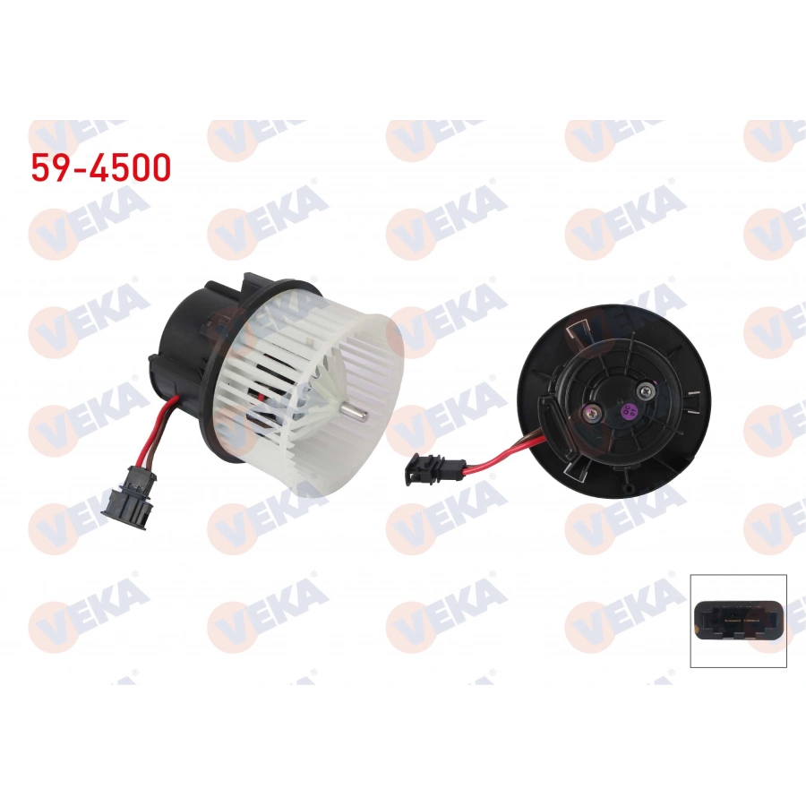KALORIFER MOTORU VOLVO S60 II 2010-2018 / S80 II 2006-2046 / V60 I 2010-2016 / V70 III 2006-2016 / XC60 I 2008-2015 / XC70 II 2007-2015 / LAND ROVER EVOQUE I 2012-2020 / FREELANDER II 2006-214