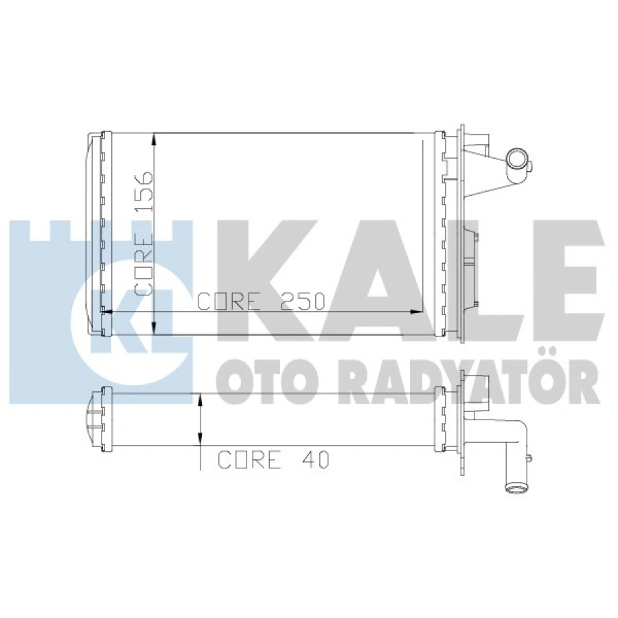 KALORIFER RADYATÖRÜ 1 SIRA ALB SI TEMPRA/TIPO 1.6 16V 91-