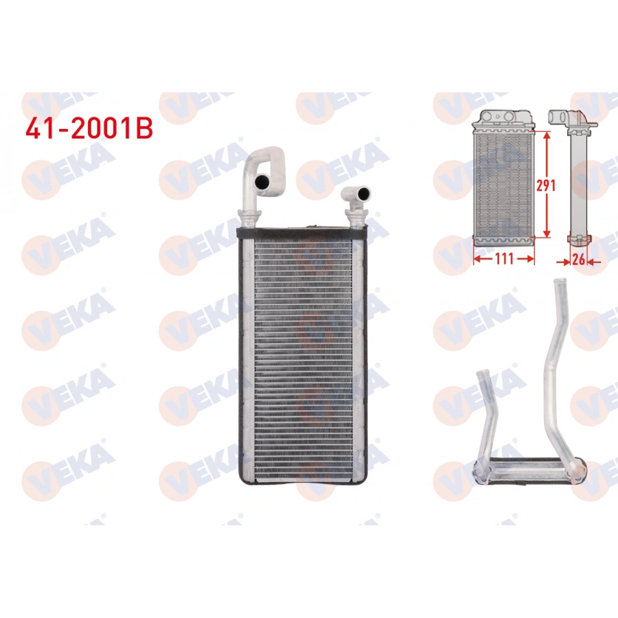 KALORIFER RADYATÖRÜ 110X294,6X26 CRV (RD) 2.0:2.2 i-CTDI 02-06