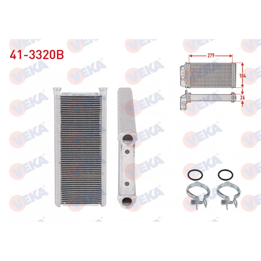 KALORIFER RADYATÖRÜ 3008/5008/EXPERT/TRAVELLER/RIFTER/C5 AIRCROSS B.M 16-