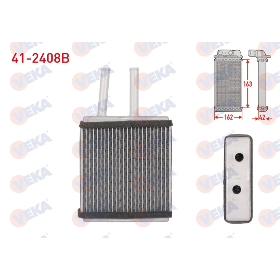 KALORIFER RADYATORU BRAZING 163X159X42 KIA SPORTAGE 94-04
